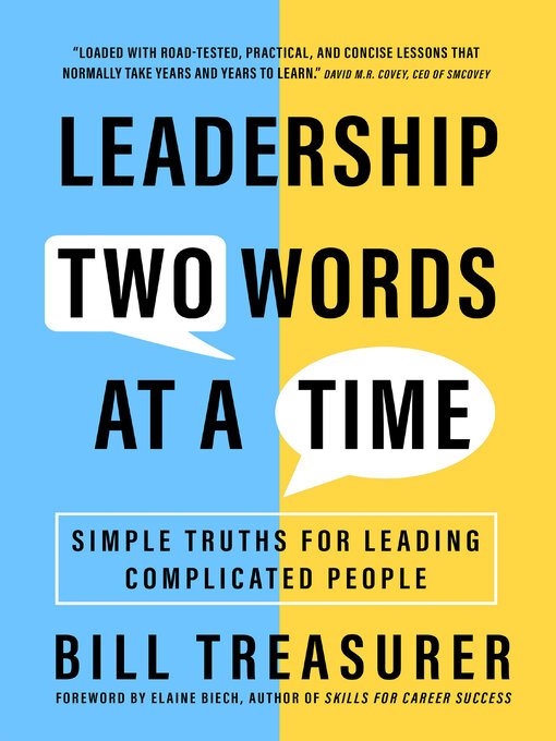 Cover image for Leadership Two Words at a Time